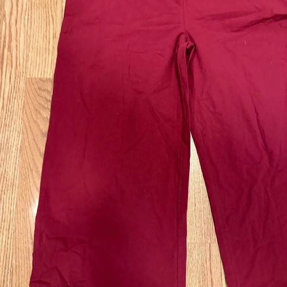 NWT Red Adjustable Straps Wide Leg Romper Jumpsuit Size Medium - Picture 2 of 11